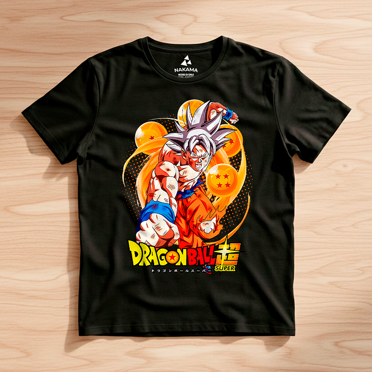 Polera Dragon Ball Super Goku Ultra Instinto Negra Anime 2