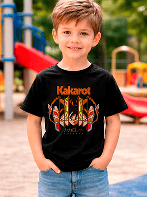 Polera Dragon Ball Goku Kakarot Saiyajin