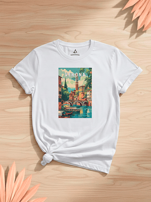 Polera Mujer Verona Italy Moda Ciudades De Italia