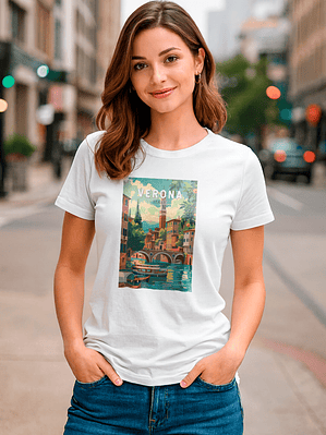 Polera Mujer Verona Italy Moda Ciudades De Italia
