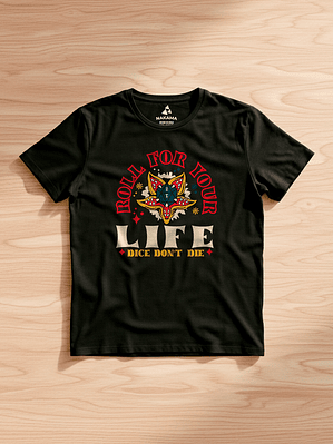 Polera Stranger Things Roll For Your Life Dice Dont Die