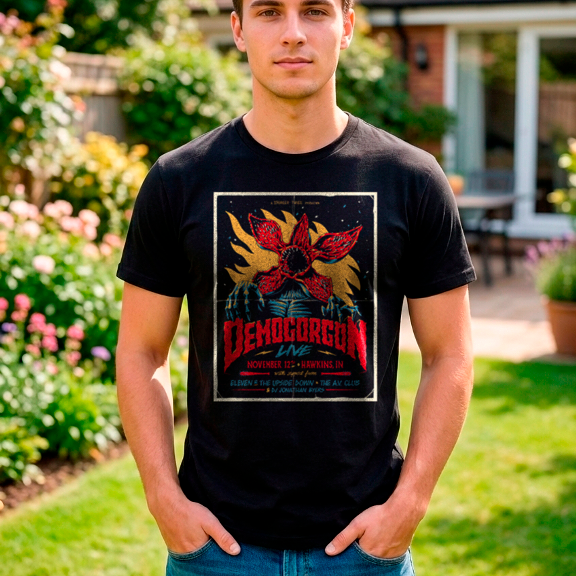 Polera Stranger Things Demogorgon Live 1