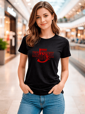 Polera Mujer Stranger Things 5 Nueva Temporada