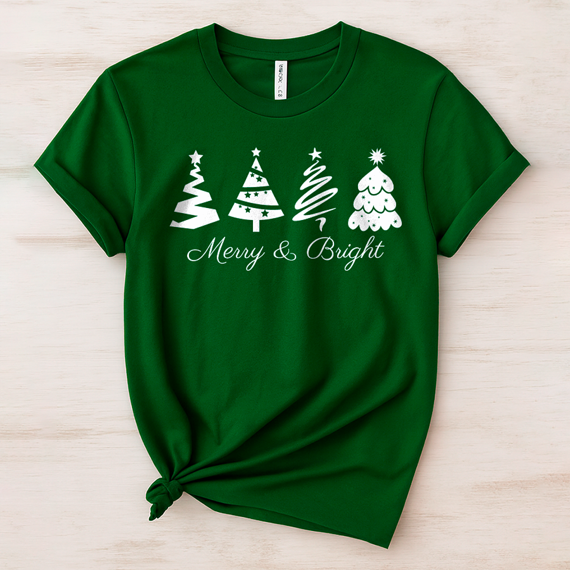 Polera De Navidad Merry & Bright 4