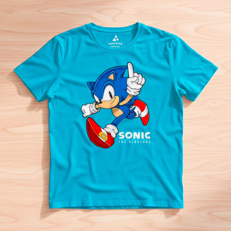 Polera De Niño Retro Sonic Number One 4