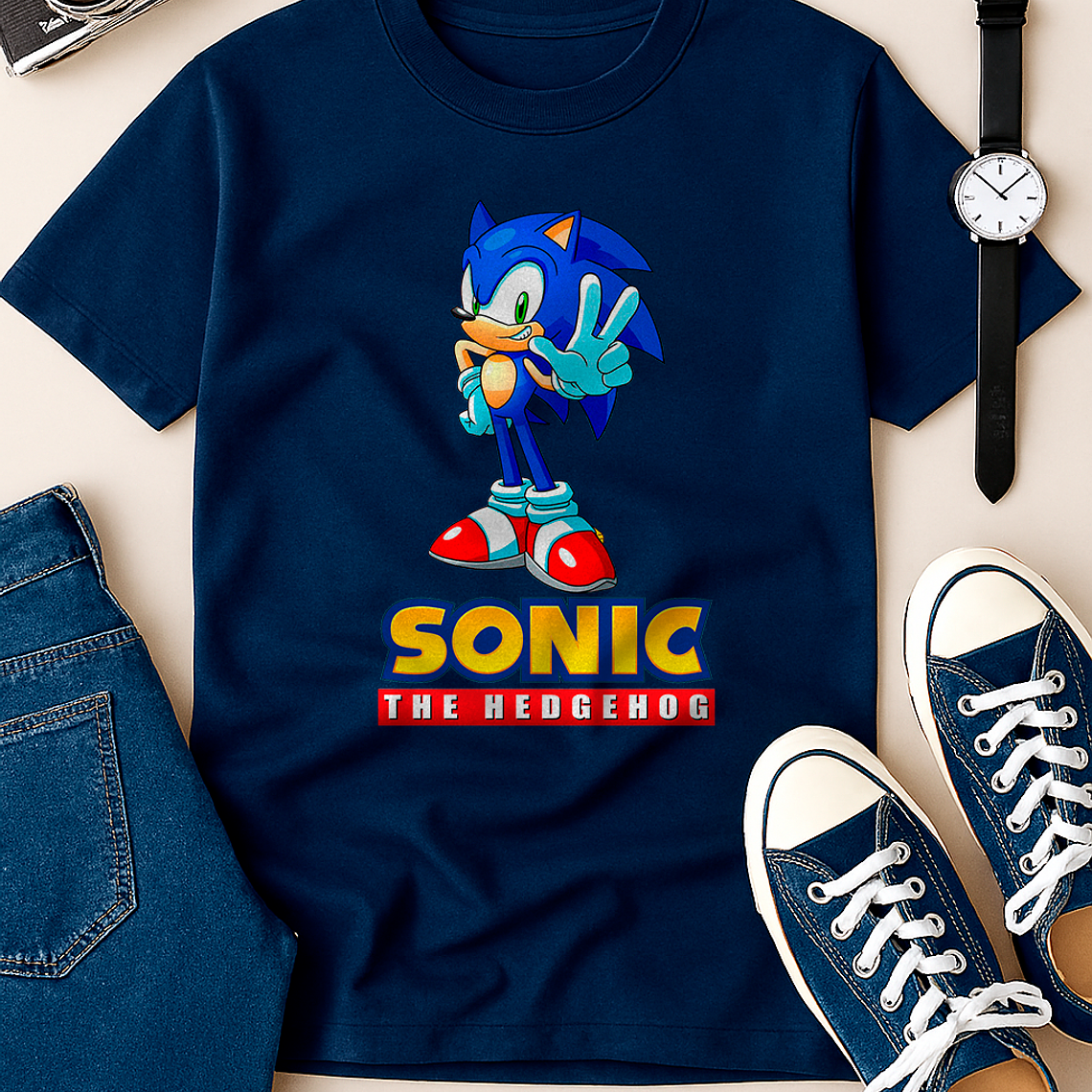 Polera De Niño Sonic The Hedgehog 2
