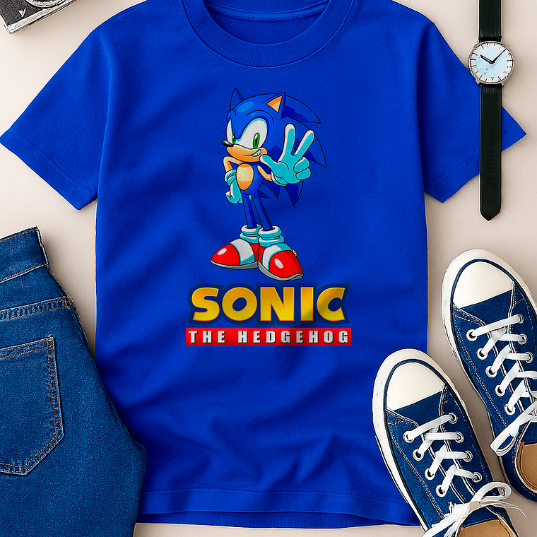 Polera De Niño Sonic The Hedgehog 4
