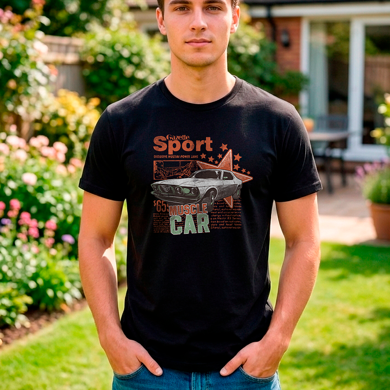 Camiseta Muscle Car Autos Retro Vintage Style 5