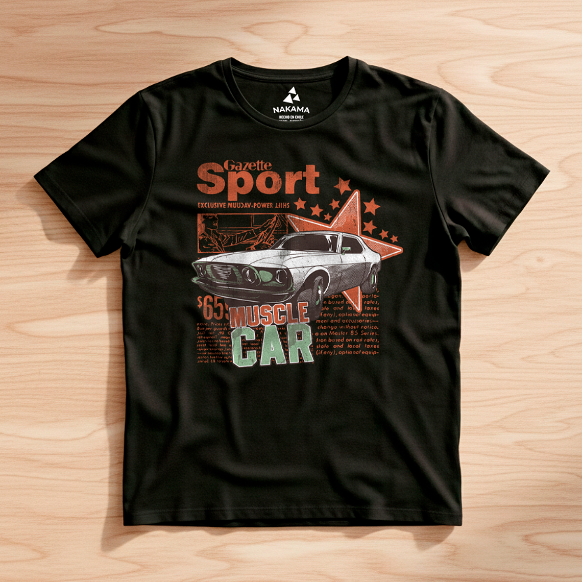 Camiseta Muscle Car Autos Retro Vintage Style 6