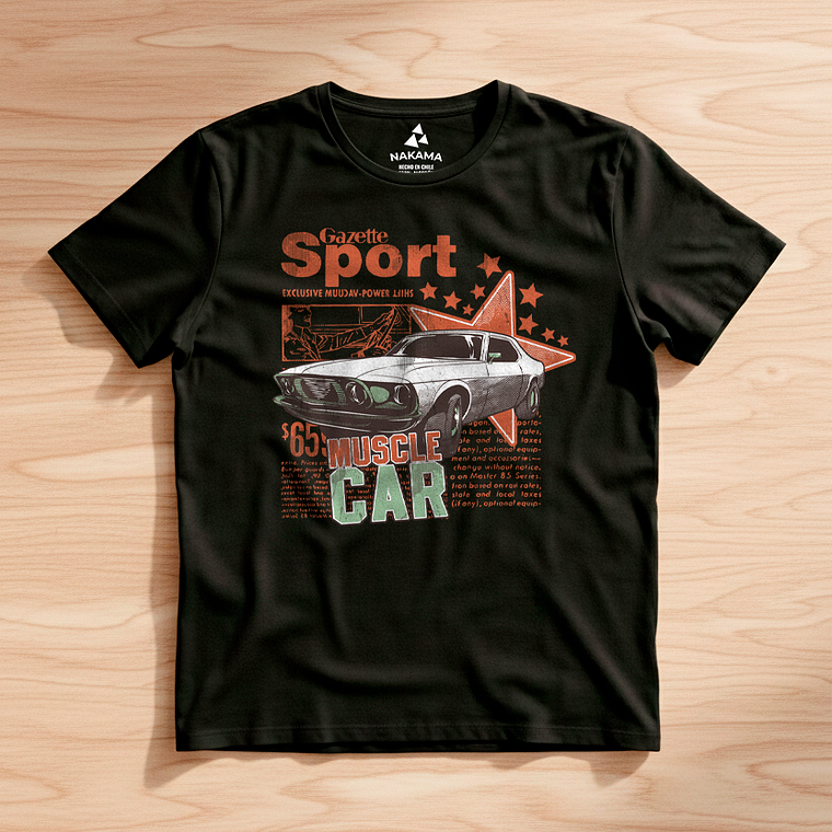 Camiseta Muscle Car Autos Retro Vintage Style 6
