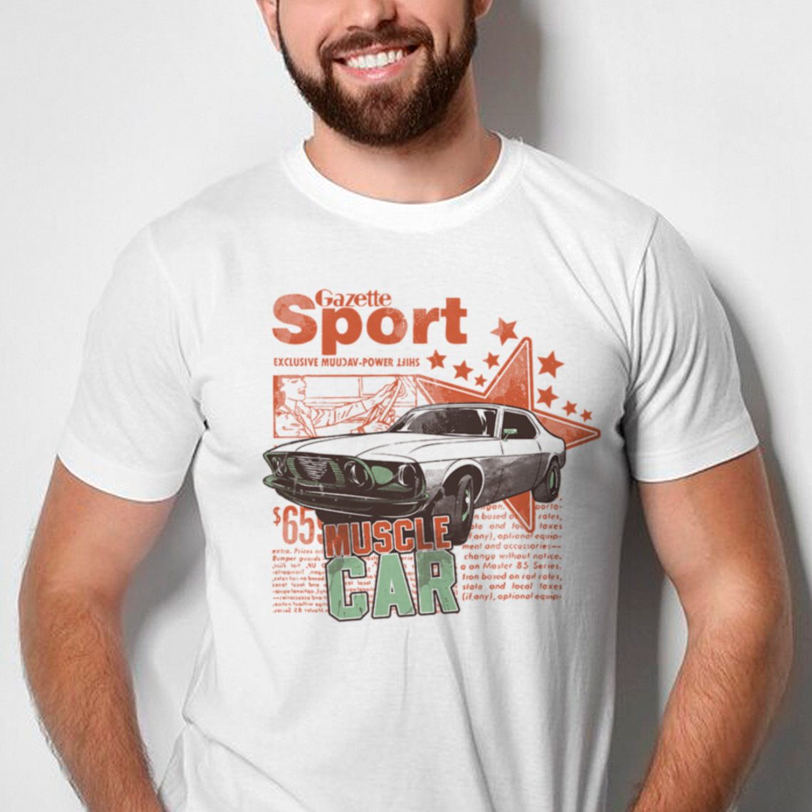 Camiseta Muscle Car Autos Retro Vintage Style 3