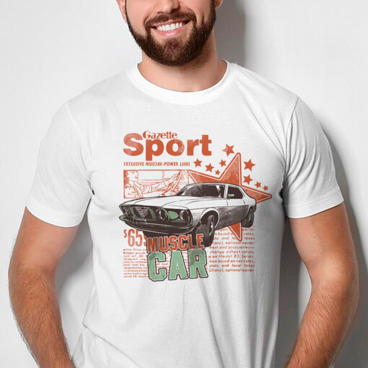 Camiseta Muscle Car Autos Retro Vintage Style 3