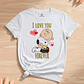 Polera Snoopy I Love You Forever Algodón Premium - Miniatura 2