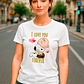 Polera Snoopy I Love You Forever Algodón Premium - Miniatura 1