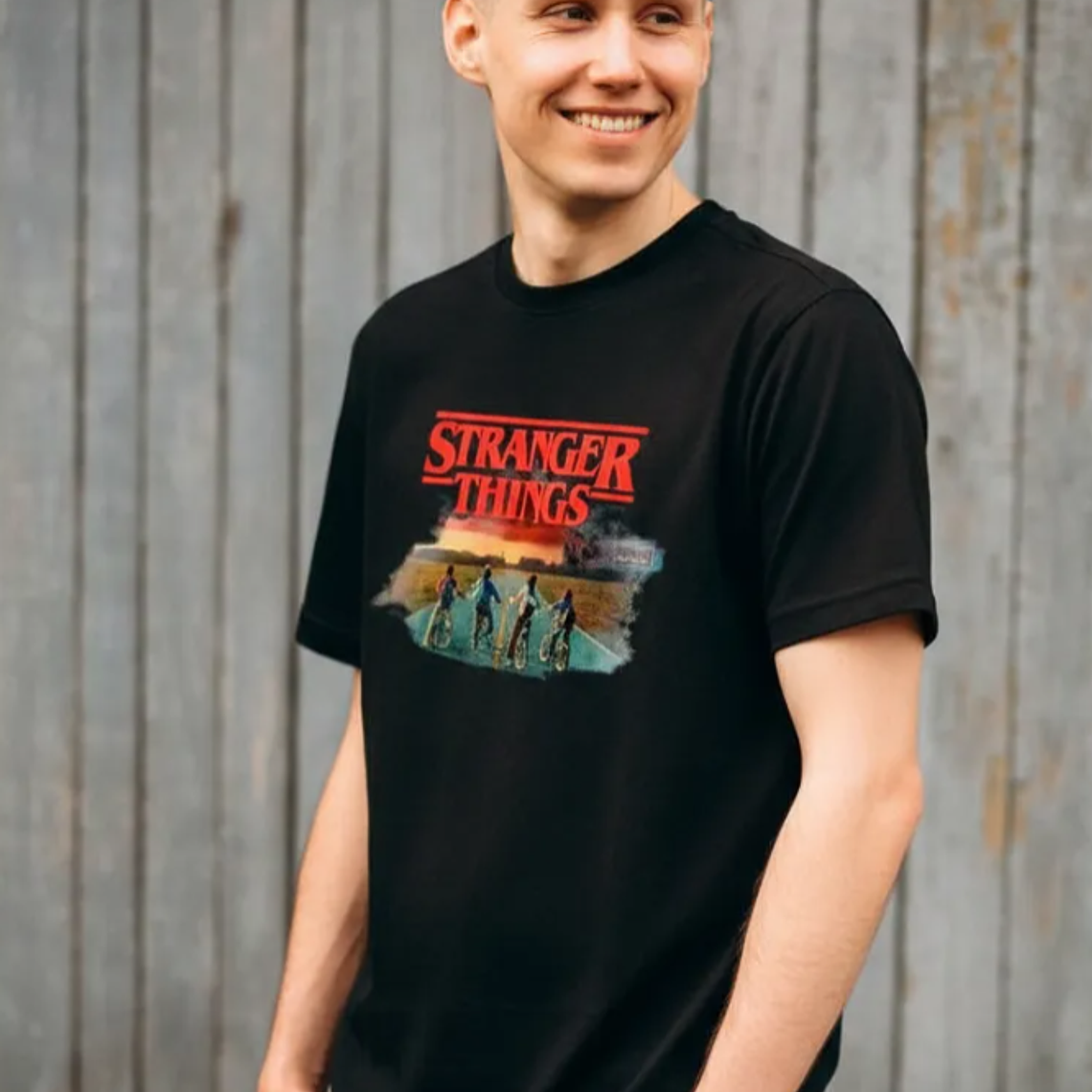 Polera Hombre Stranger Things Welcome To Hawkins 1