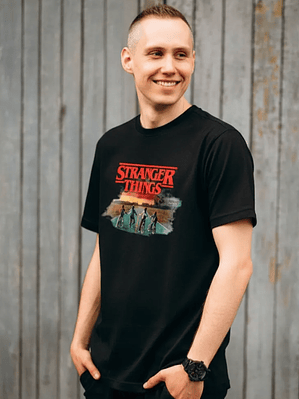 Polera Hombre Stranger Things Welcome To Hawkins