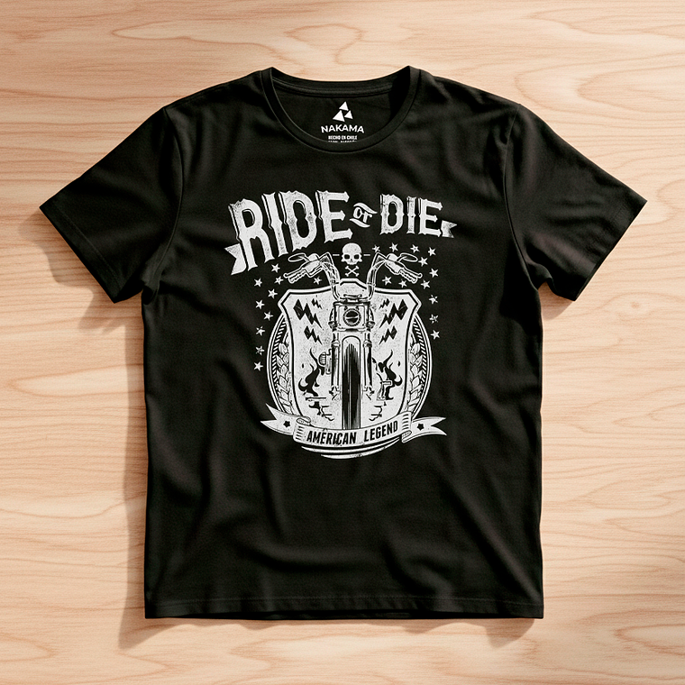 Polera Ride Or Die American Legend 2