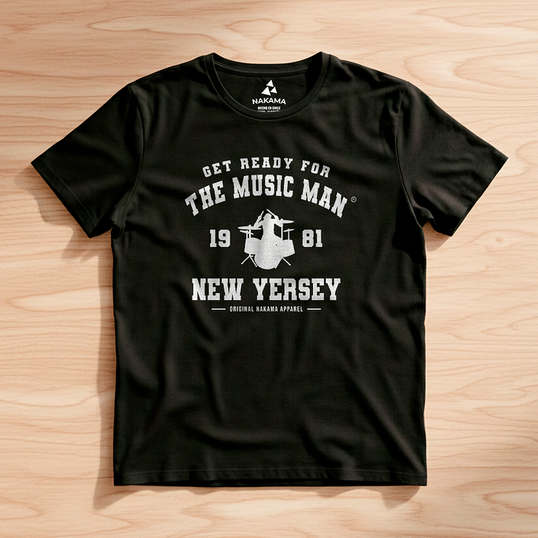 Camiseta Baterista Music Man Drummer 1981 2