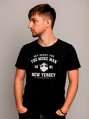 Camiseta Baterista Music Man Drummer 1981