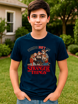 Polera Hombre Stranger Things Friends Dont Lie