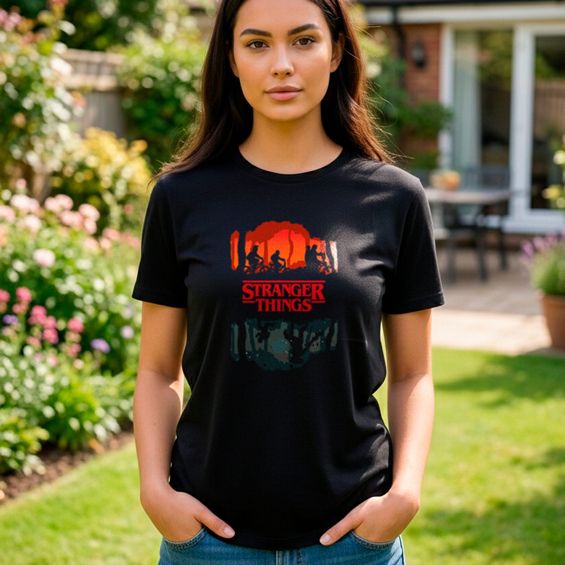 Polera Mujer Stranger Things Retro Vintage Algodón Premium 1