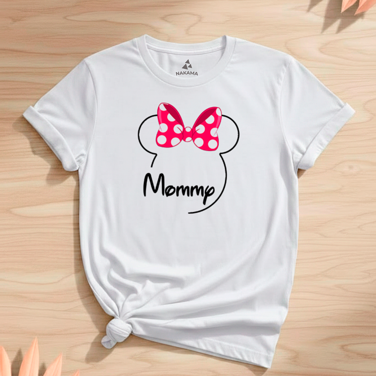 Pack 3 Poleras Familiares Mickey & Minnie Papá, Mamá Y Niño 9