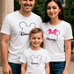 Pack 3 Poleras Familiares Mickey & Minnie Papá, Mamá Y Niño - Miniatura 2