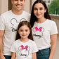 Pack 3 Poleras Familiares Mickey & Minnie Papá, Mamá Y Niño - Miniatura 1