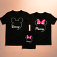 Pack 3 Poleras Familiares Mickey & Minnie Papá, Mamá Y Niño - Miniatura 6