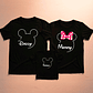Pack 3 Poleras Familiares Mickey & Minnie Papá, Mamá Y Niño - Miniatura 8