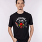 Polera Unisex Stranger Things Hellfire Club Negro Algodón Premium - Miniatura 1