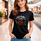 Polera Unisex Stranger Things Hellfire Club Negro Algodón Premium - Miniatura 2