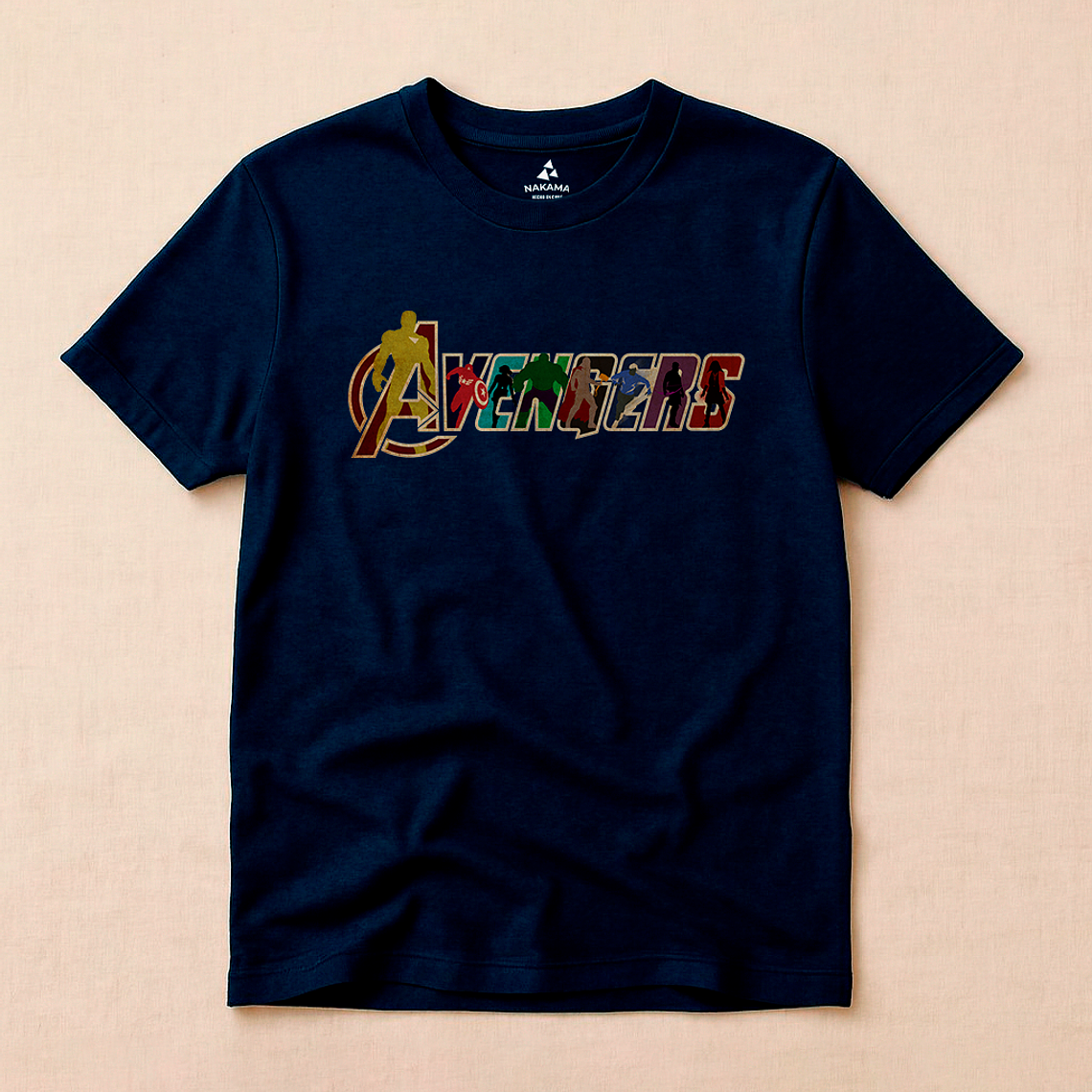 Polera Infantil Avengers Heroes United 2