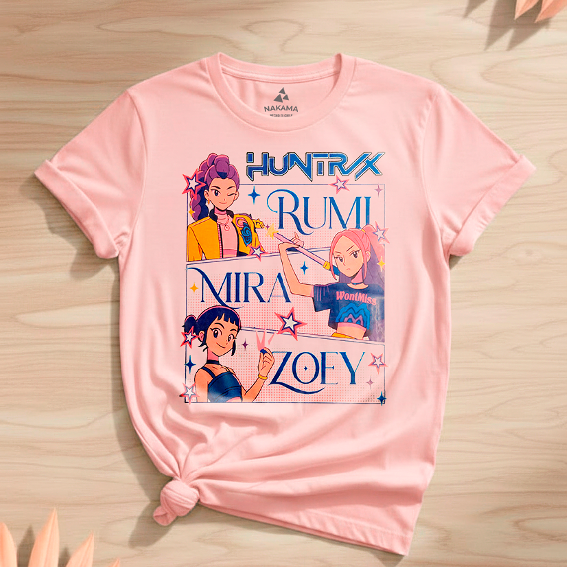 Polera Infantil K-pop Huntrx Demon Hunters Rumi Algodón 4