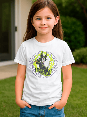 Polera de Niña Villanas Disney Maléfica