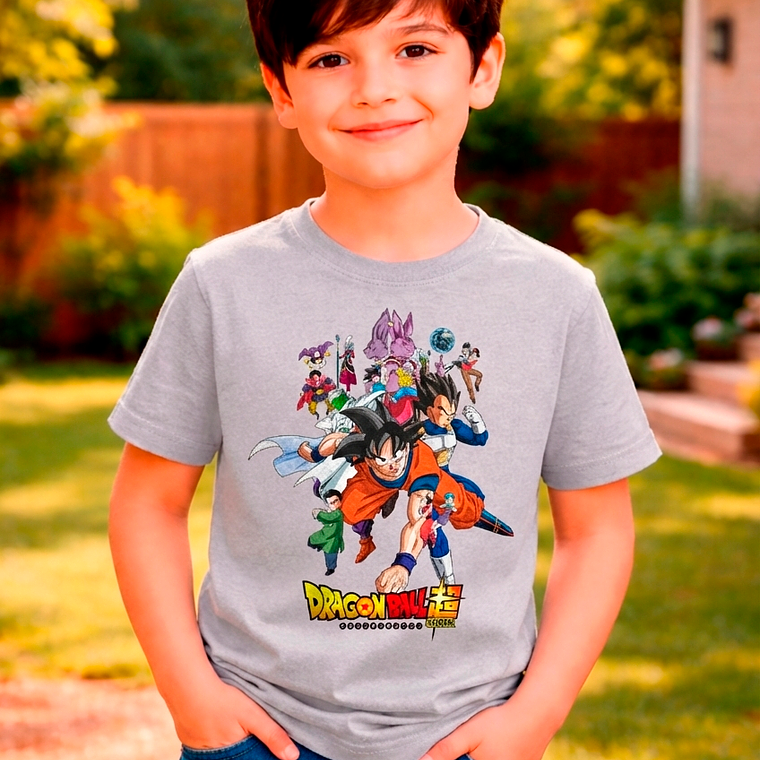 Polera Dragon Ball Super Goku & Vegeta Action 7