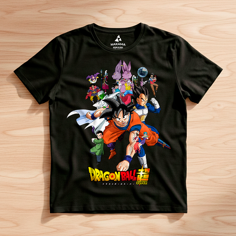 Polera Dragon Ball Super Goku & Vegeta Action 6