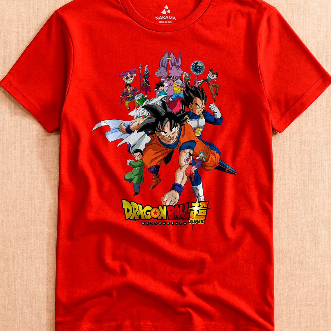 Polera Dragon Ball Super Goku & Vegeta Action 10