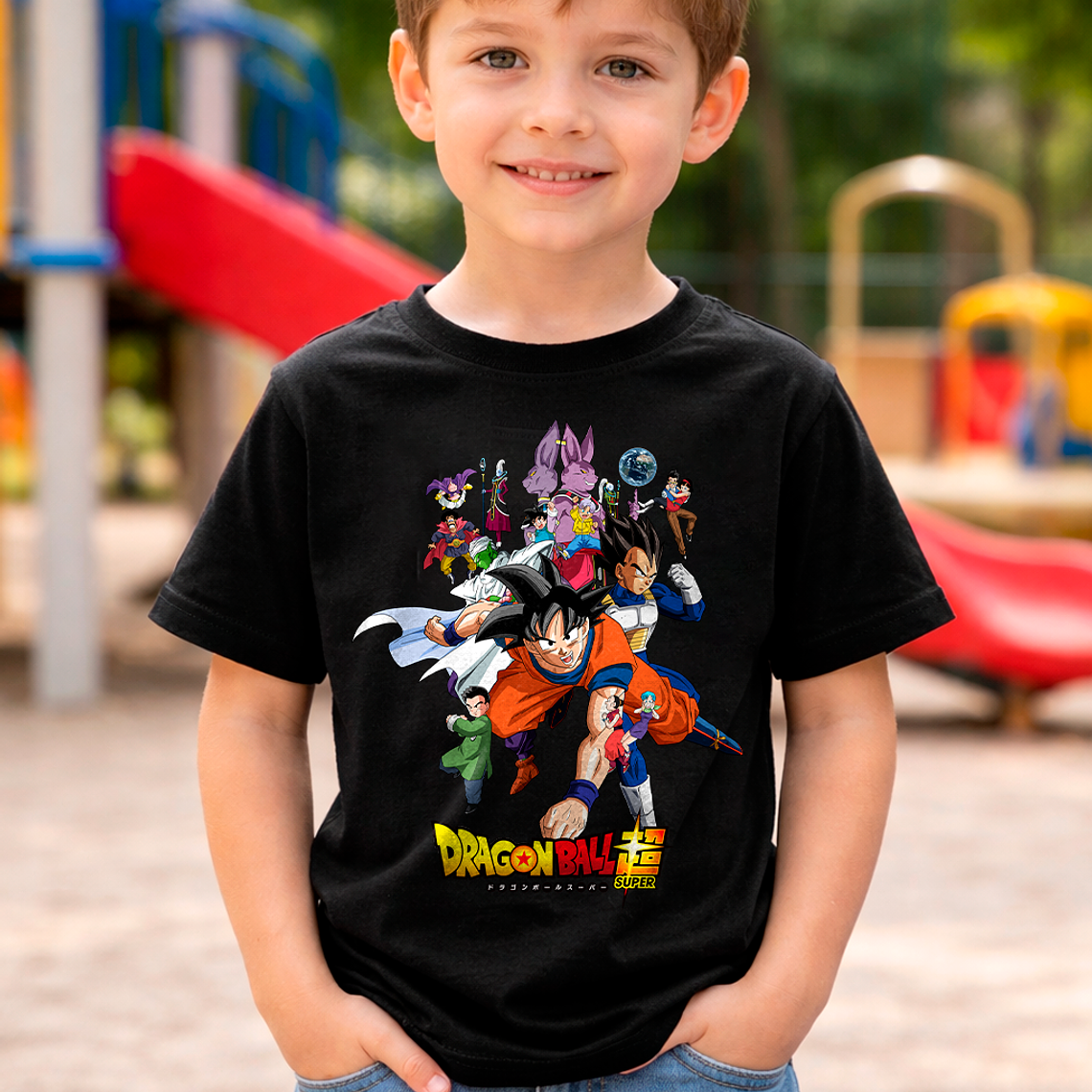 Polera Dragon Ball Super Goku & Vegeta Action 5