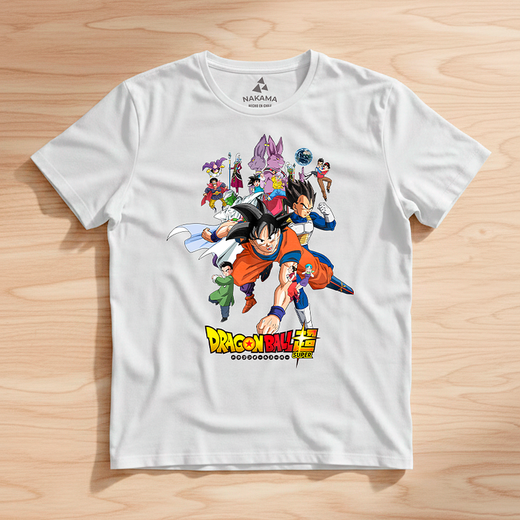 Polera Dragon Ball Super Goku & Vegeta Action 2