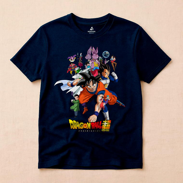 Polera Dragon Ball Super Goku & Vegeta Action 4