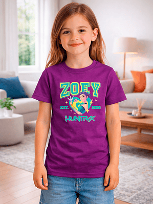 Polera Infantil Huntrx Diseño Zoey 2025