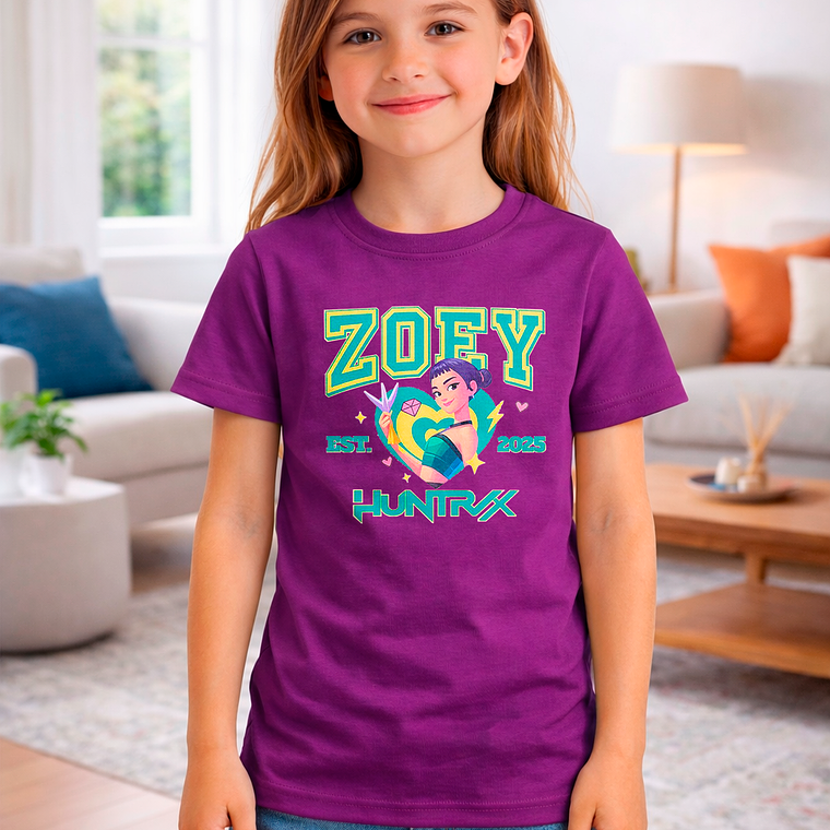 Polera Infantil Huntrx Diseño Zoey 2025 1