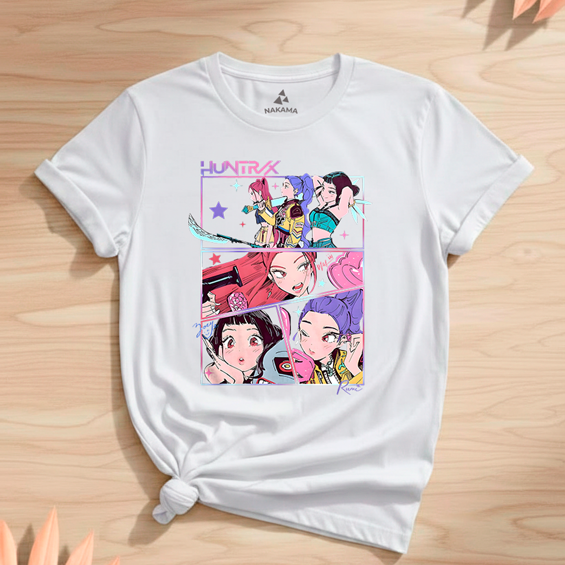 Polera K-pop Demon Hunters Diseño Animado Estilo Pop 2