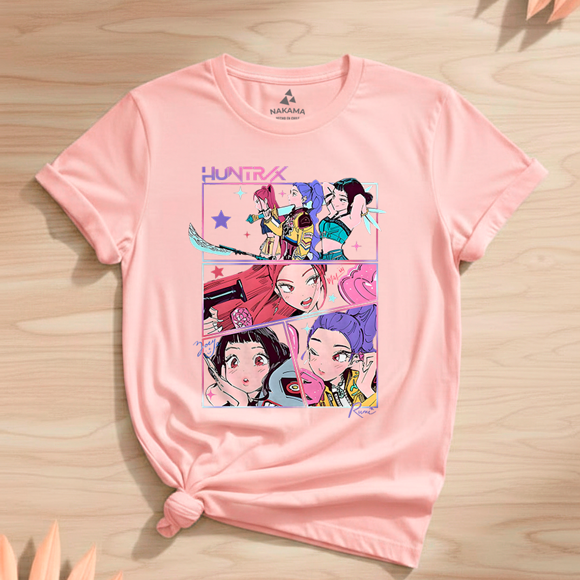 Polera K-pop Demon Hunters Diseño Animado Estilo Pop 4