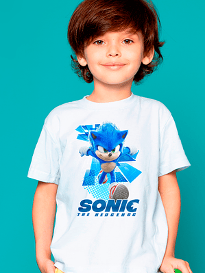 Polera Niño Gamers Sonic The Hedgehog Videojuegos Sega