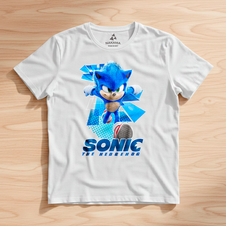 Polera Niño Gamers Sonic The Hedgehog Videojuegos Sega 2