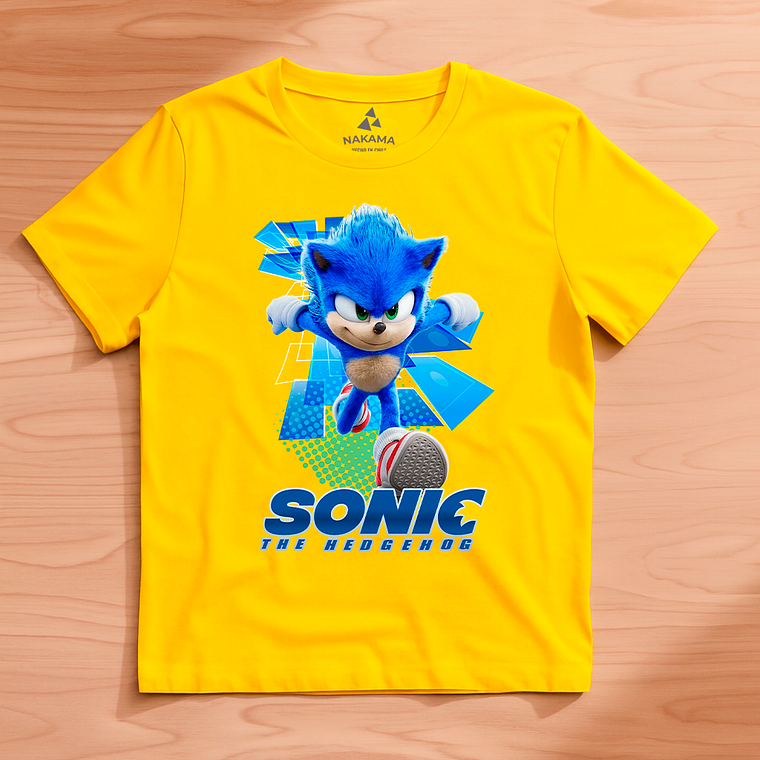 Polera Niño Gamers Sonic The Hedgehog Videojuegos Sega 11