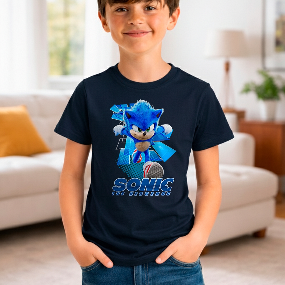 Polera Niño Gamers Sonic The Hedgehog Videojuegos Sega 5