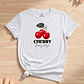 Polera Mujer Cherry Berry Days Diseño Frutas Algodón Premium - Miniatura 2